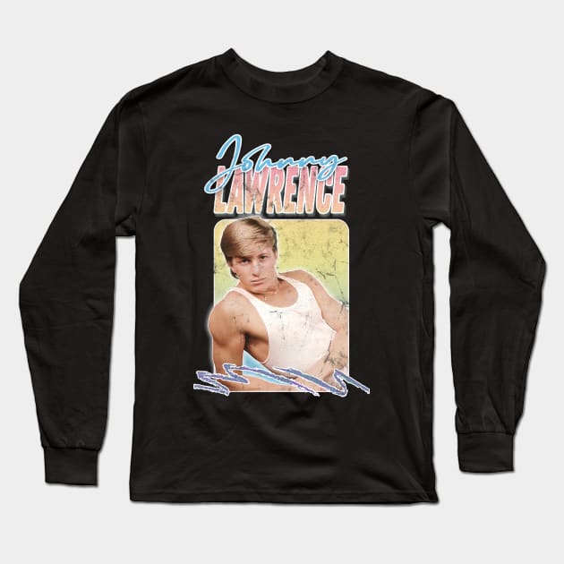 Johnny Lawrence / 80s Retro Style Fan Design Long Sleeve T-Shirt by DankFutura